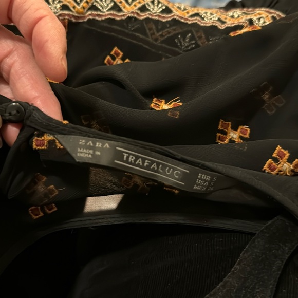 Zara size S pretty black short tunic - Picture 2 of 6